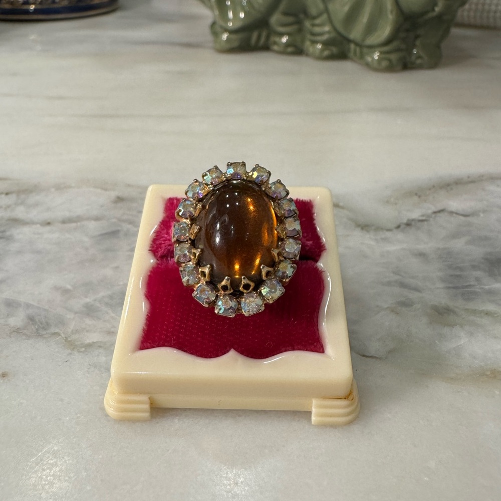 Elegant Gold and Silver Women's Ring adjustable